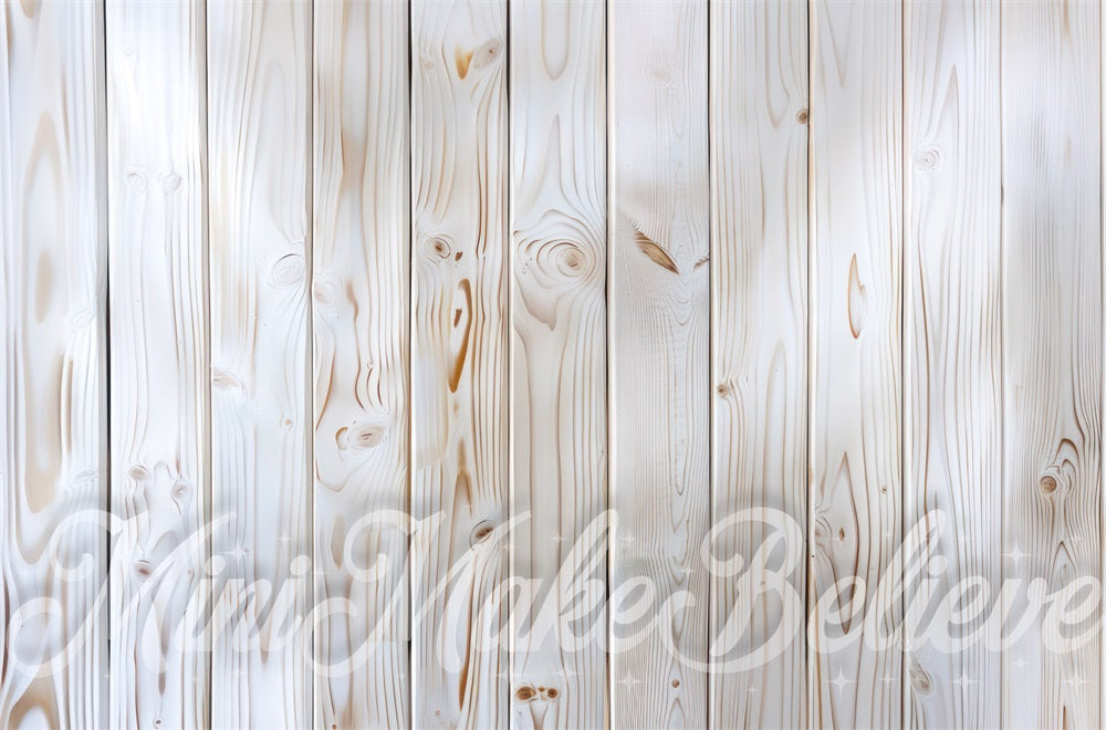 Tapete de suelo de madera blanca diseñado por Mini MakeBelieve