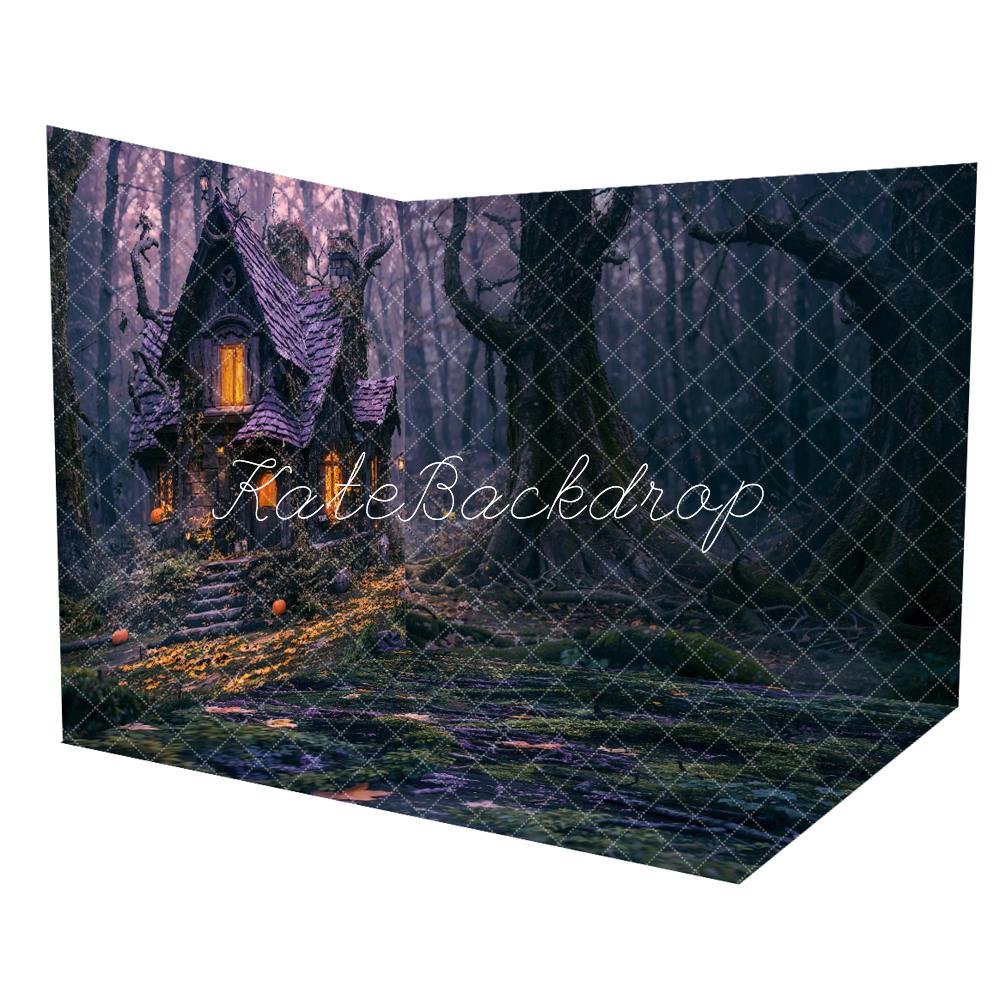 Kate Halloween Night Old Cabin Forest Room Set