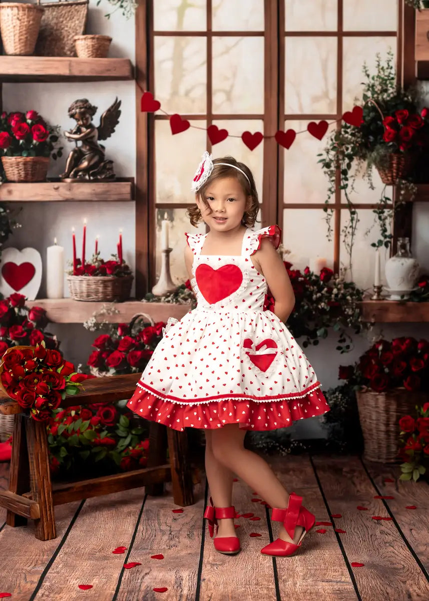 Kate Valentine's Day Roses Shelves Backdrop Designed by Emetselch