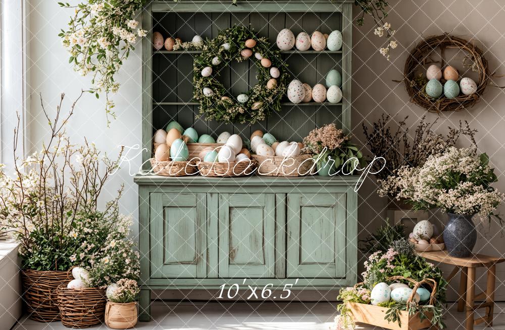 Kate Easter Egg Floral Cabinet Backdrop Designed by Emetselch