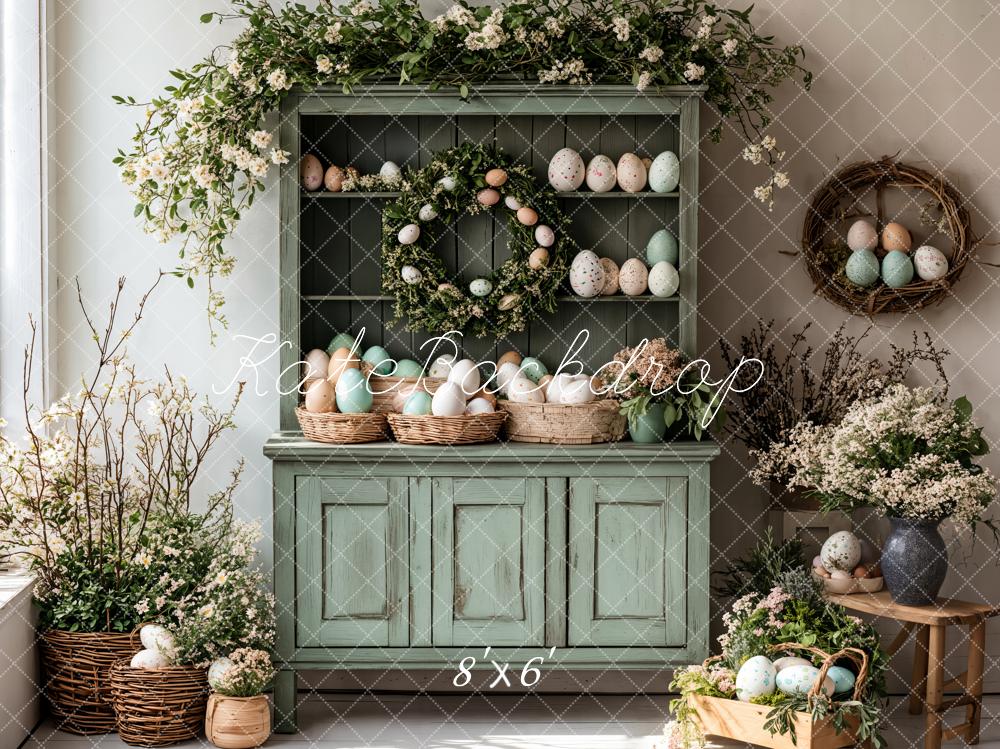 Kate Easter Egg Floral Cabinet Backdrop Designed by Emetselch