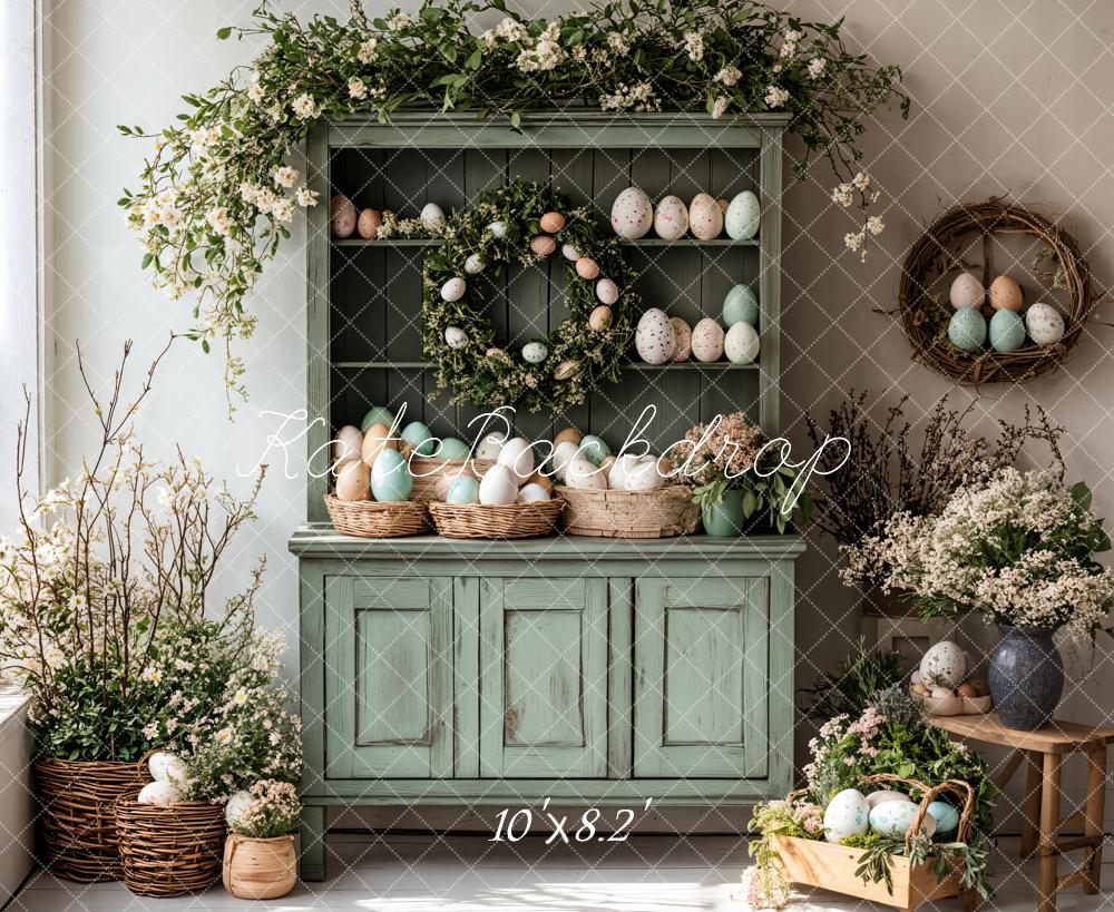 Kate Easter Egg Floral Cabinet Backdrop Designed by Emetselch