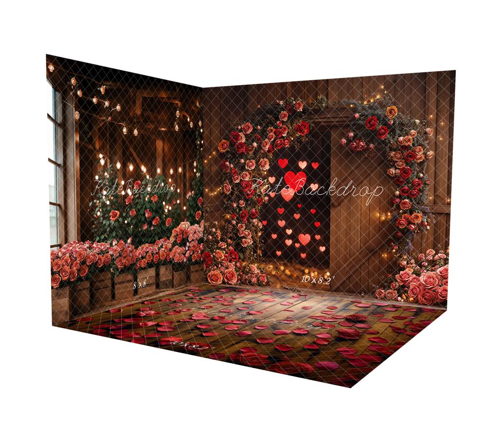 Kate Valentine's Day Romantic Flower Barn Room Set