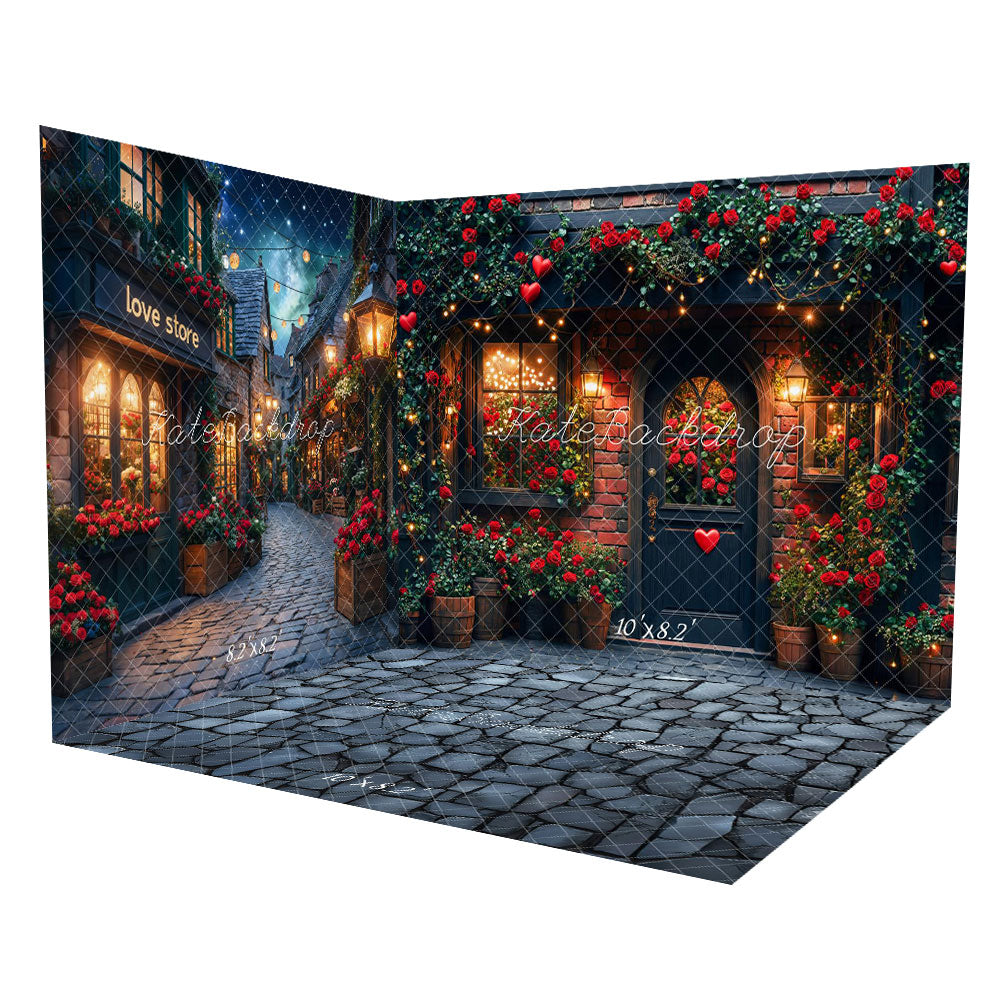 Kate Valentine Night Romantic Village Floral Room Set