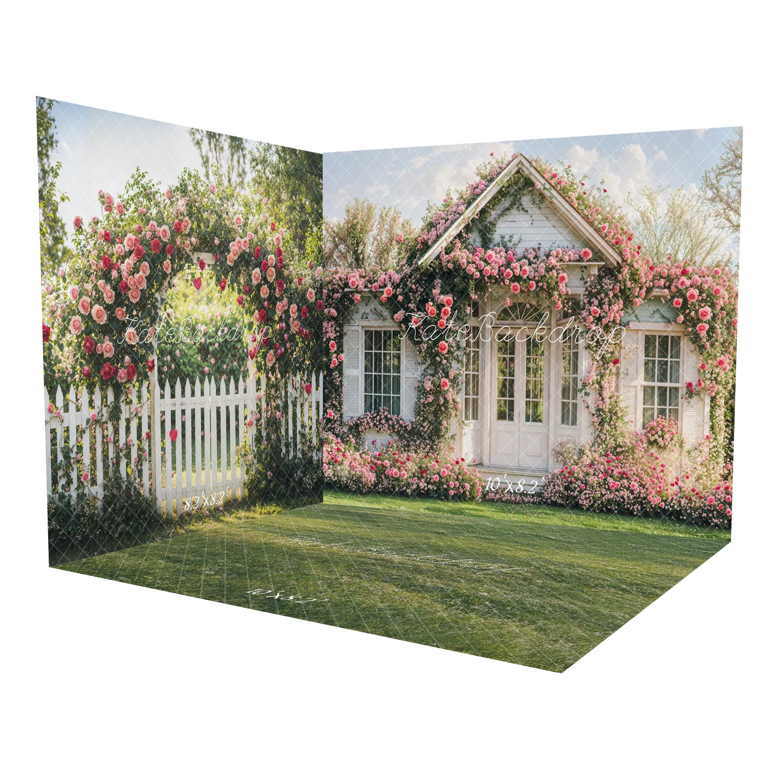 Kate Valentine Flower Arch Garden House Room Set