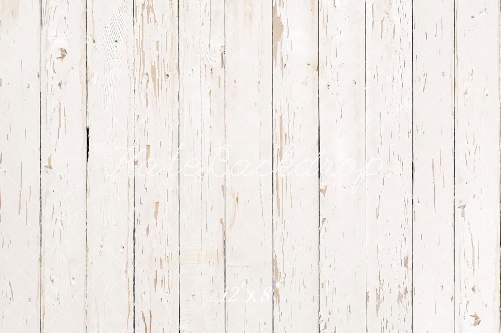 Pavimento in legno bianco per sfondo fotografico