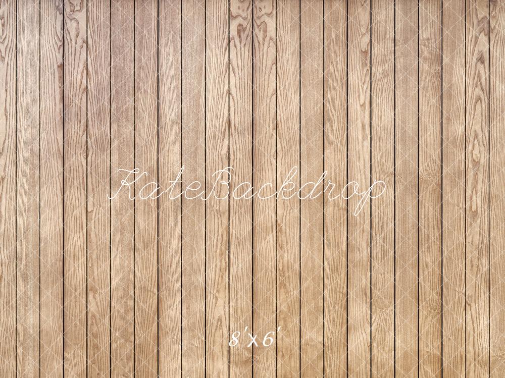 Rustic Brown Wooden Plank Floor Foto Achtergrond Designed by Kate Image