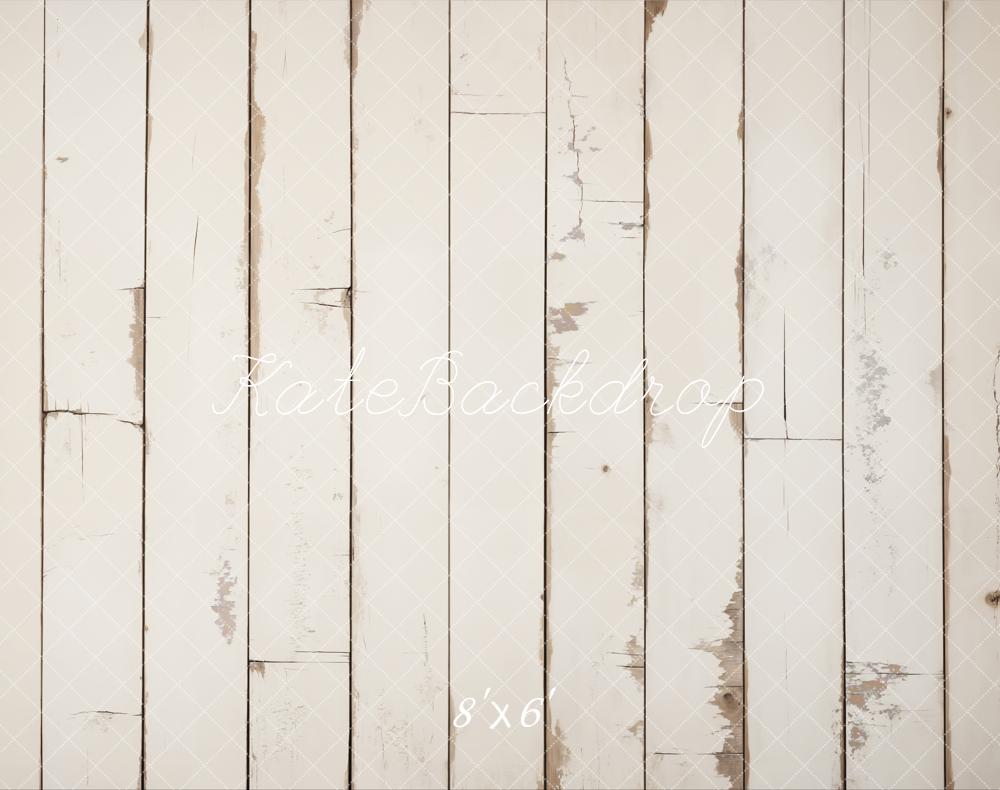 Kate Rustic White Wood Floor Backdrop Designed by Kate Image