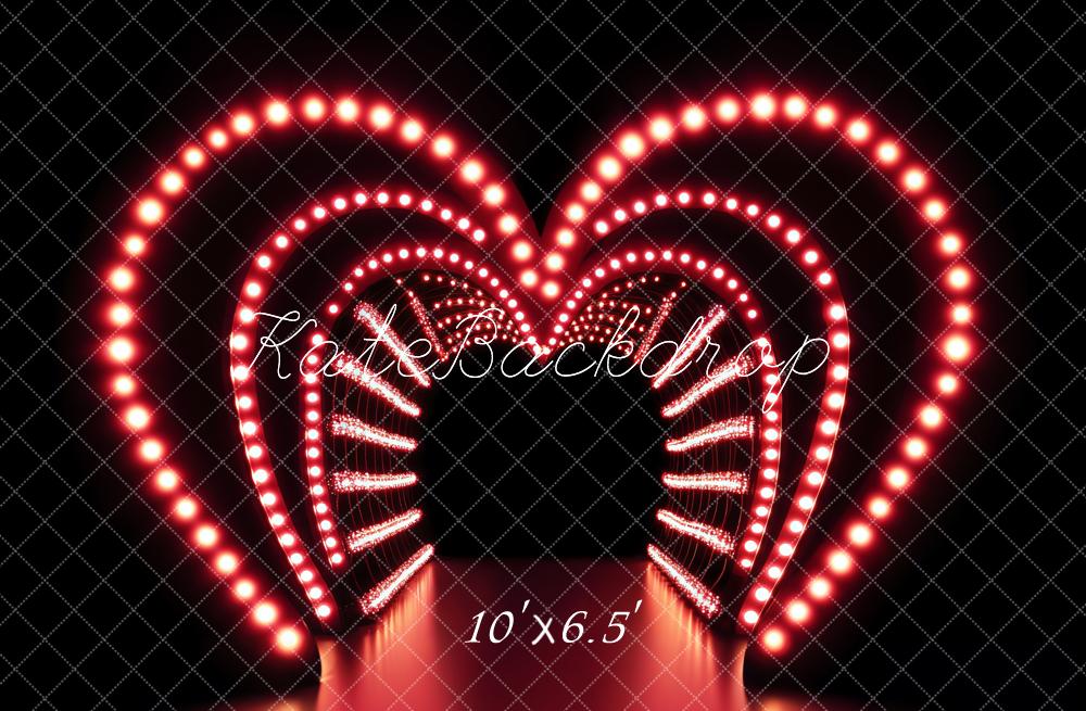 Kate Heart Tunnel Light Backdrop Designed by Emetselch