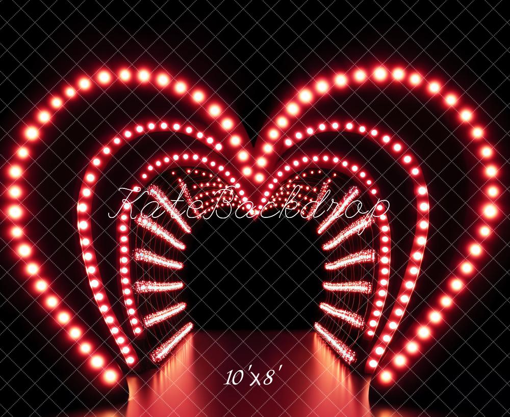 Kate Heart Tunnel Light Backdrop Designed by Emetselch