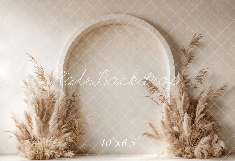 Kate Boho Arch Pampas Grass Backdrop Designed by Emetselch