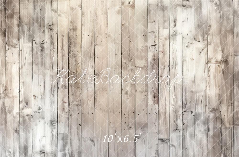 Kate Vintage Wooden Plank Backdrop & Rubber Floor Mat Designed by Lidia Redekopp