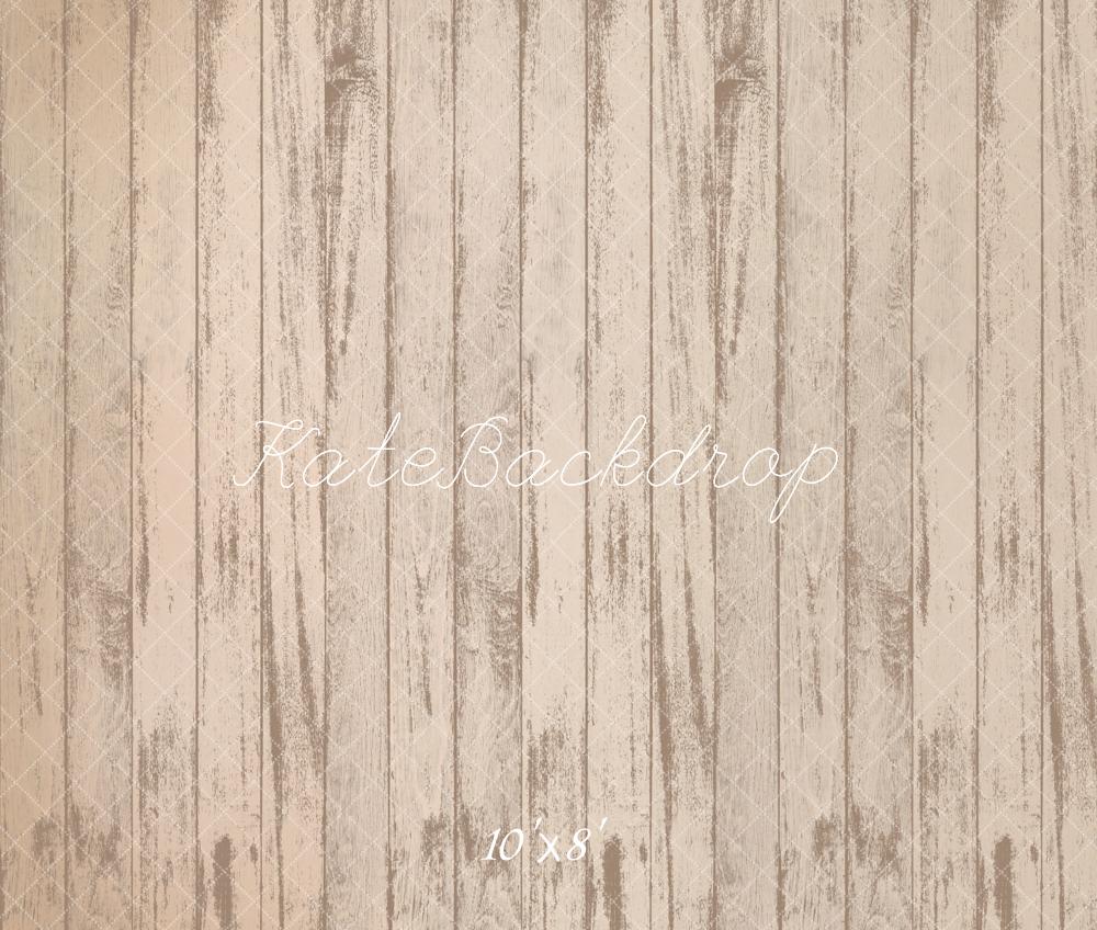 Kate Rustic Vintage Wood Floor Wall Backdrop Designed by Kate Image