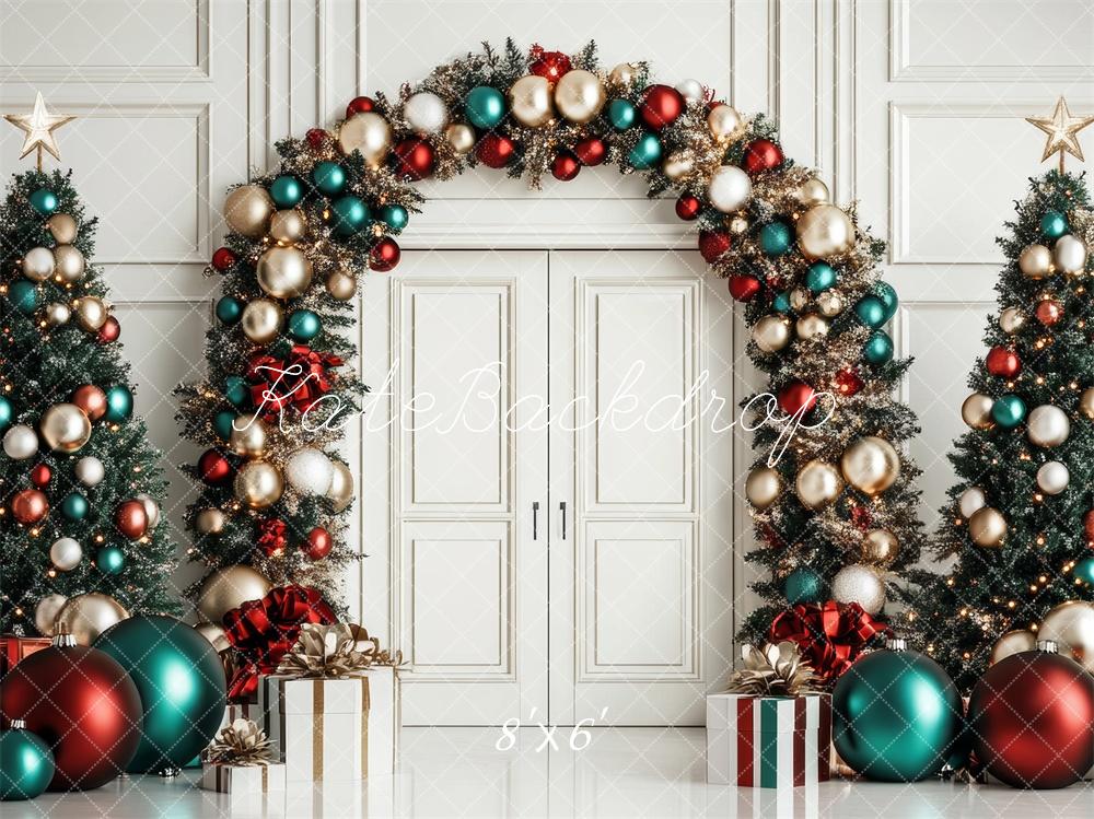 Kate Christmas Tree Arch Ornaments Backdrop Designed by Lidia Redekopp