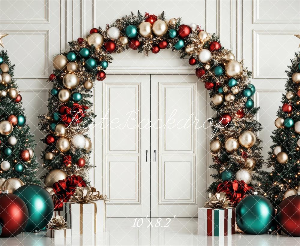 Kate Christmas Tree Arch Ornaments Backdrop Designed by Lidia Redekopp