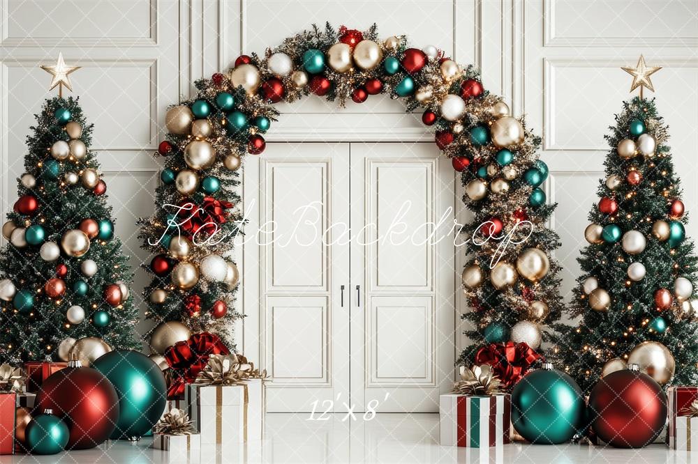 Kate Christmas Tree Arch Ornaments Backdrop Designed by Lidia Redekopp