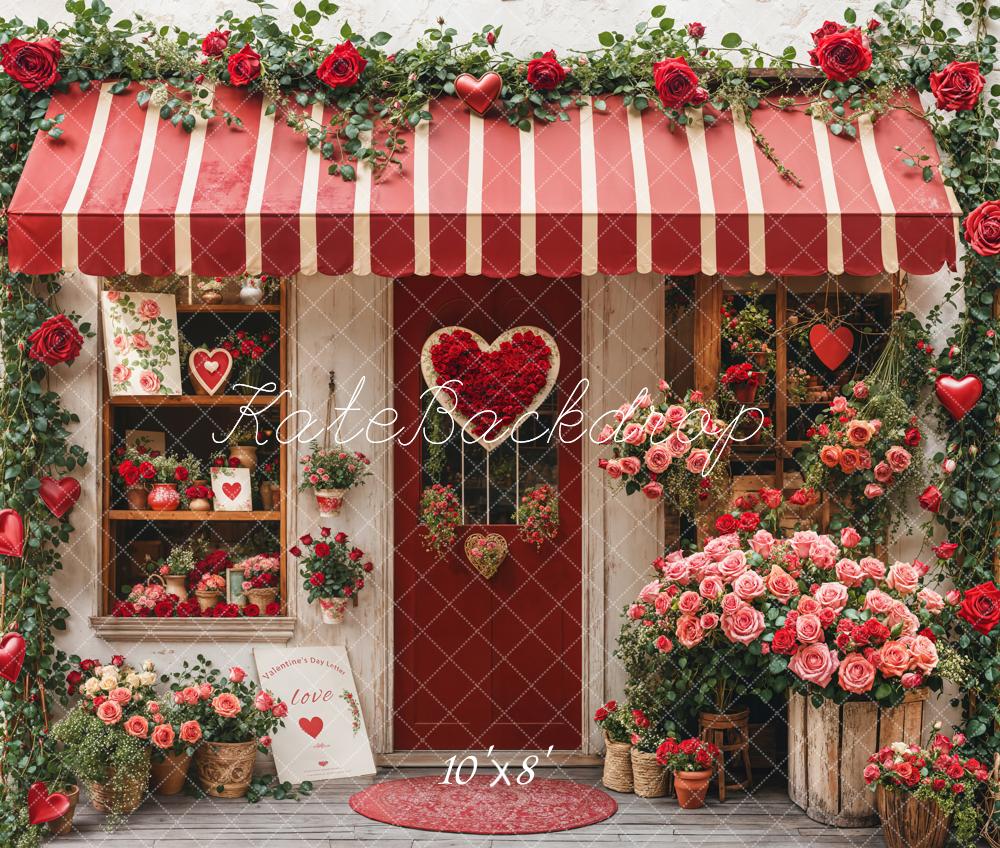 Kate Valentine's Day Flower Shop Backdrop Designed by Emetselch