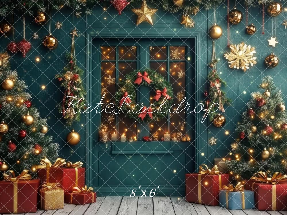 Kate Christmas Tree Window Gifts Decor Backdrop Designed by Lidia Redekopp