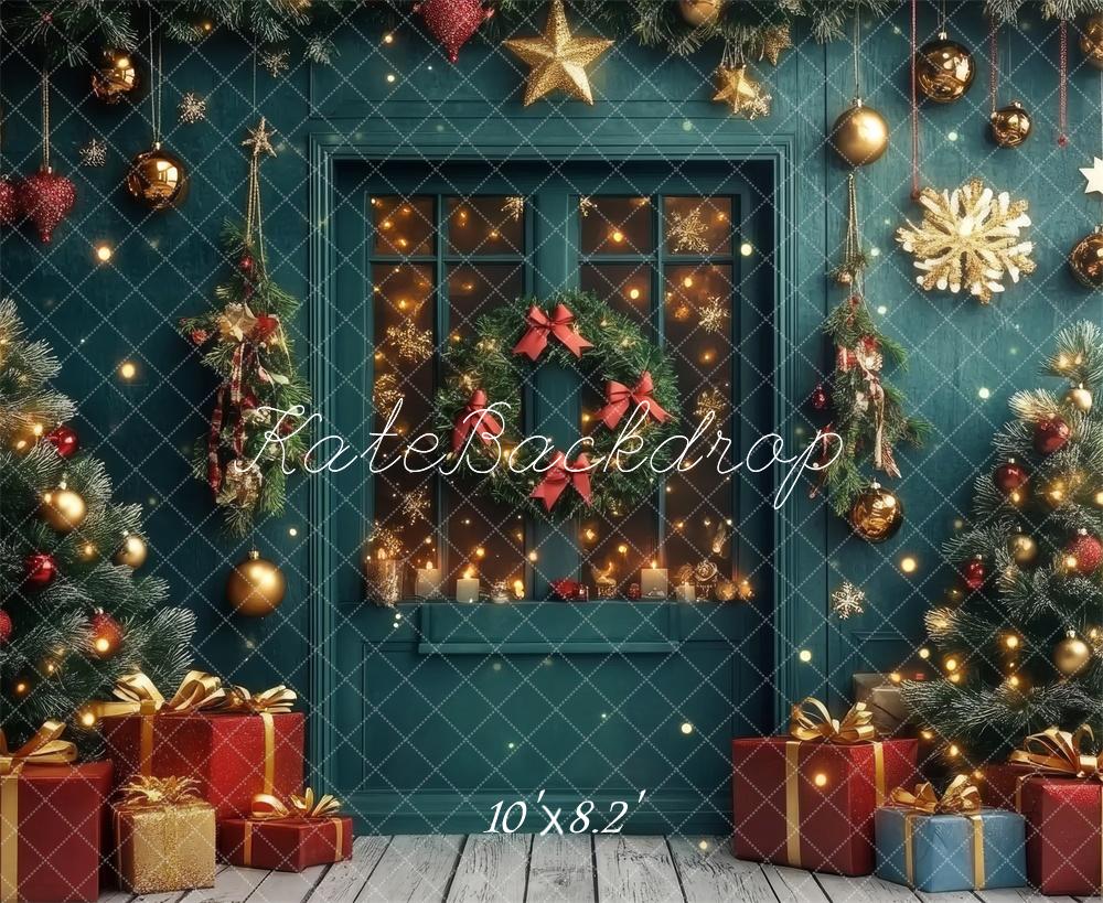 Kate Christmas Tree Window Gifts Decor Backdrop Designed by Lidia Redekopp