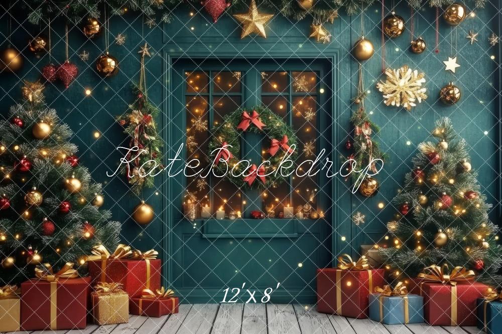 Kate Christmas Tree Window Gifts Decor Backdrop Designed by Lidia Redekopp