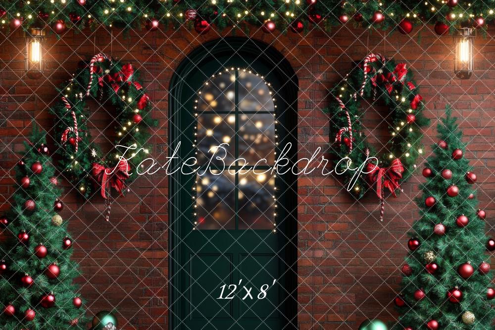 Kate Christmas Tree Wreath Door Backdrop Designed by Lidia Redekopp