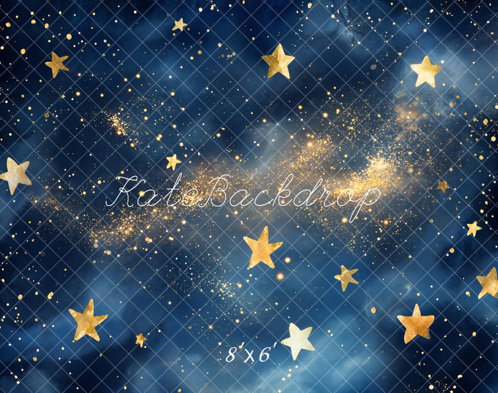 TEST Kate Birthday Starry Night Sky Galaxy Backdrop Designed by Emetselch