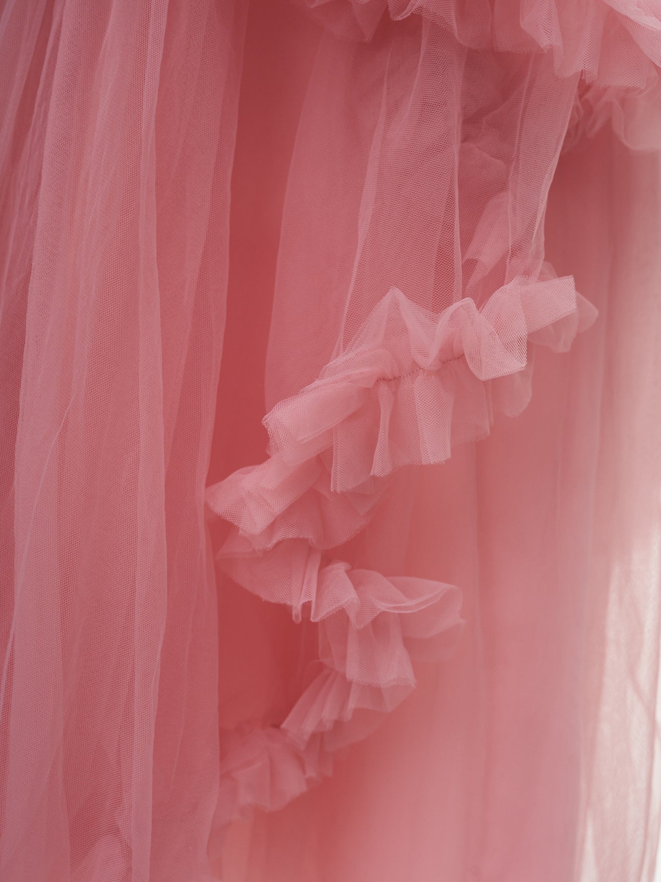 Roze Pailletten Tule Prinsessenjurk voor Kinderen voor Fotografie
