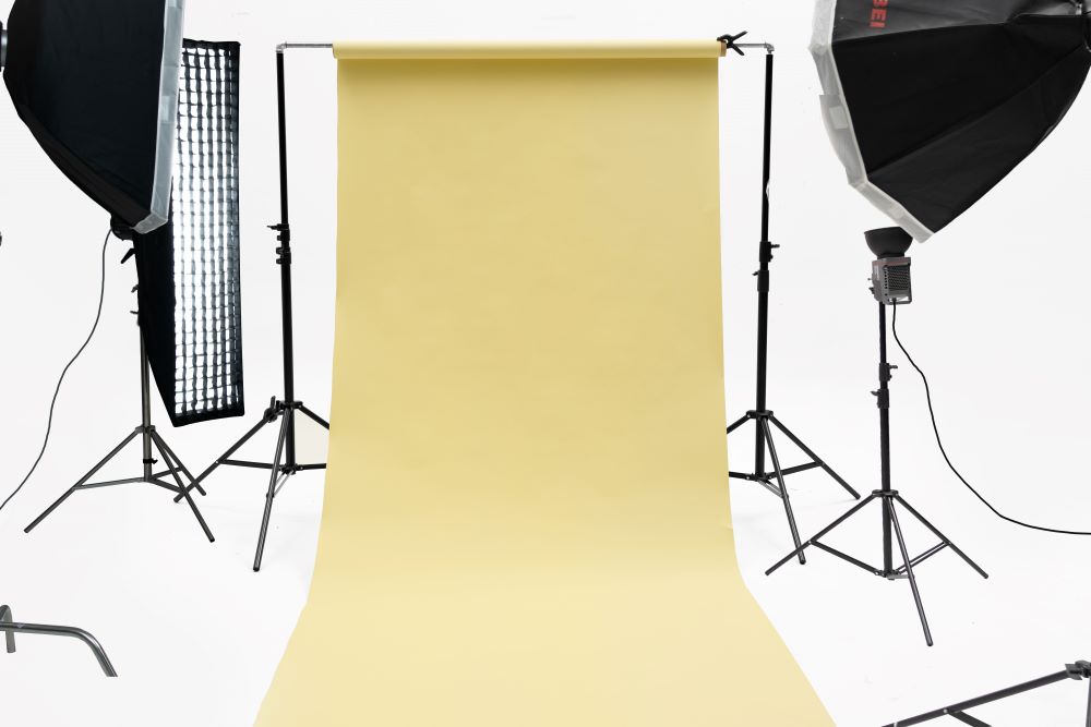 RTS Kate Cream Yellow Seamless Paper Backdrop for Photography