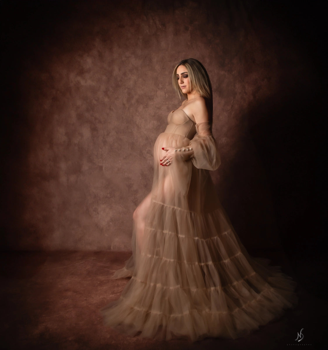 Kate Sexy Tulle Maternity Photoshoot Dress