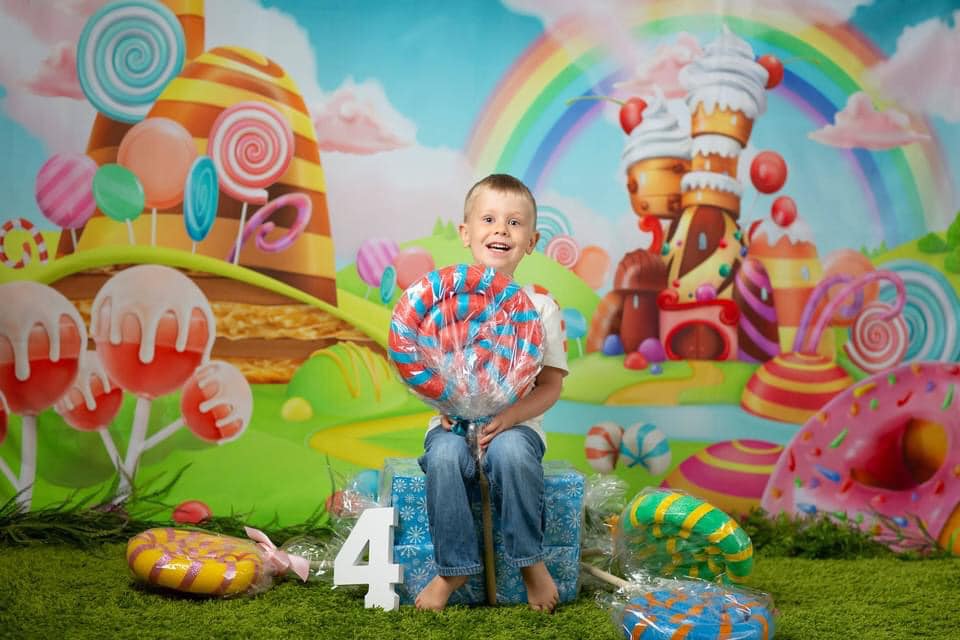 RTS Kate Candy Animation World Backdrop for Children Photography