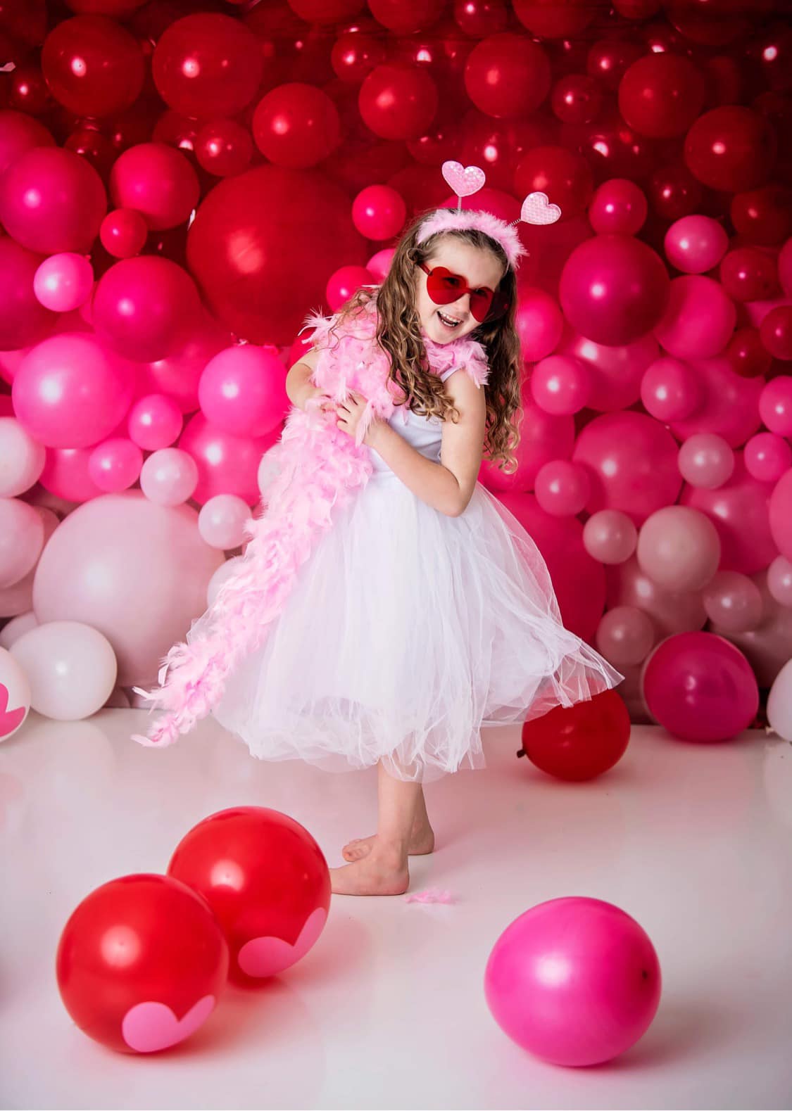 RTS Palloncino Rosso per Sfondo Parete San Valentino Compleanno Smash Cake Party per Fotografia Disegnato da Mandy Ringe Photography (SOLO PER GLI STATI UNITI)