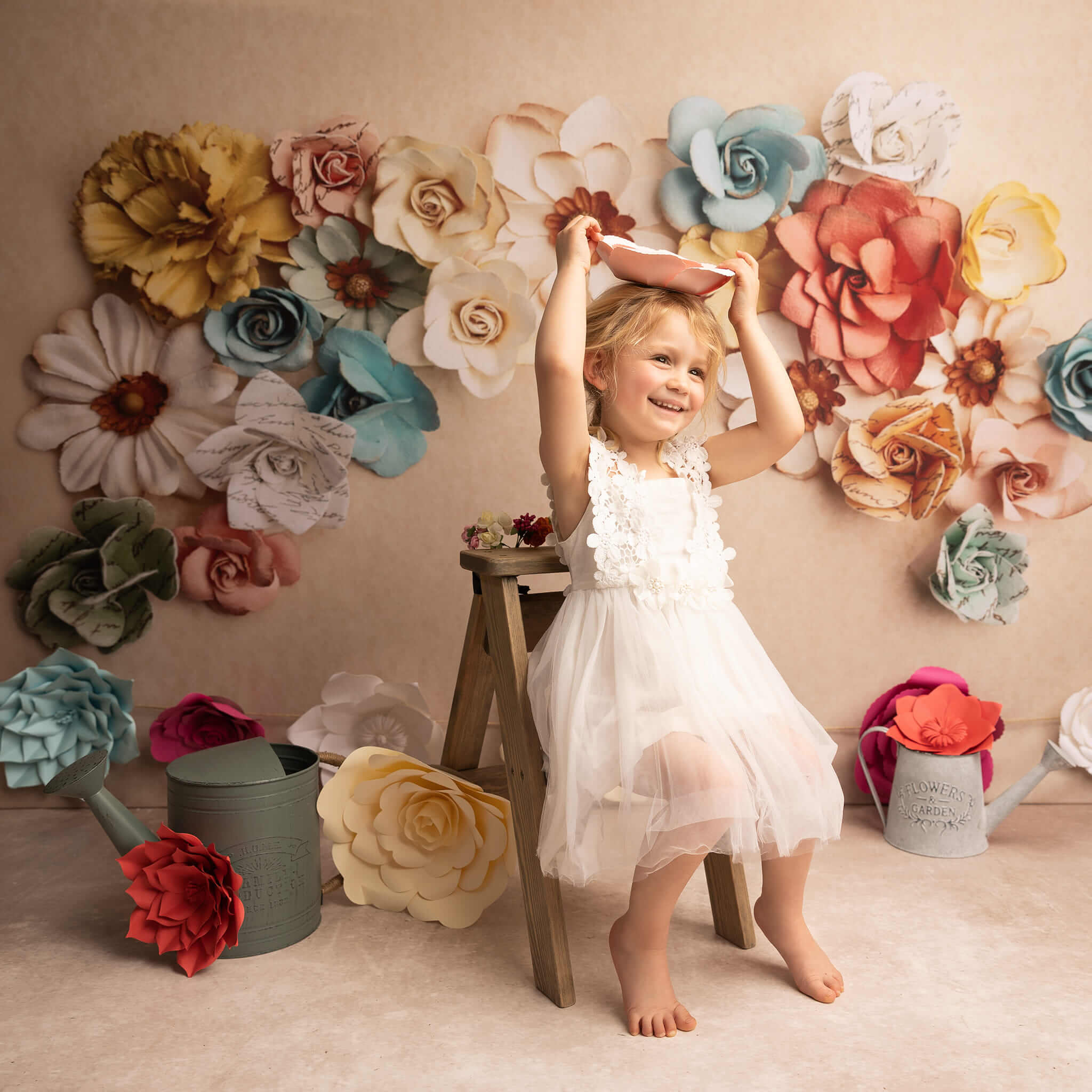 Kate 3D  Wall flowers backdrop for Photography Designed by Melissa King - Kate Backdrop