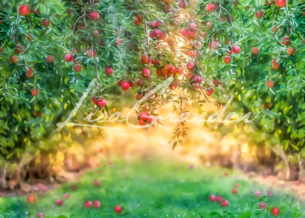 RTS Apple Orchard Zomer Achtergrond ontworpen door Lisa Granden