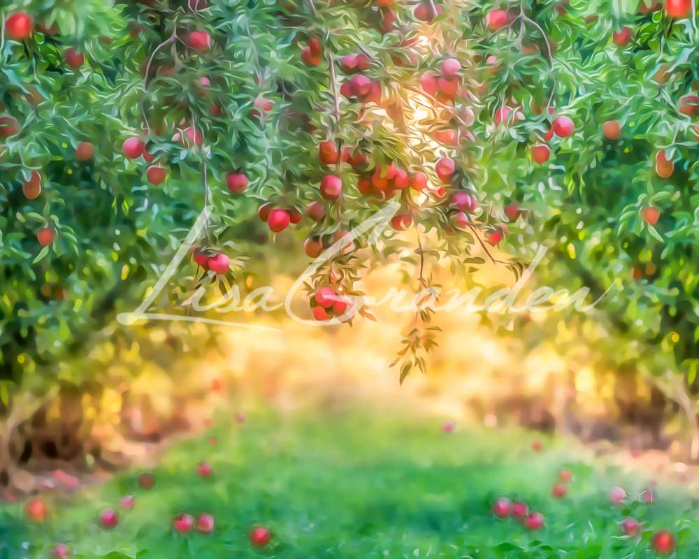 RTS Apple Orchard Zomer Achtergrond ontworpen door Lisa Granden