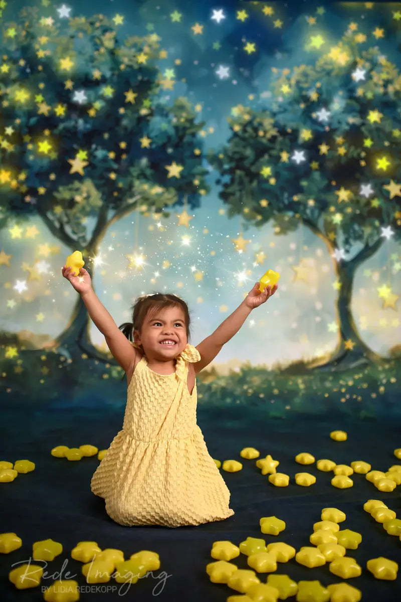 Kate Sweep Fantasy Forest Star Meadow Backdrop Designed by Lidia Redekopp