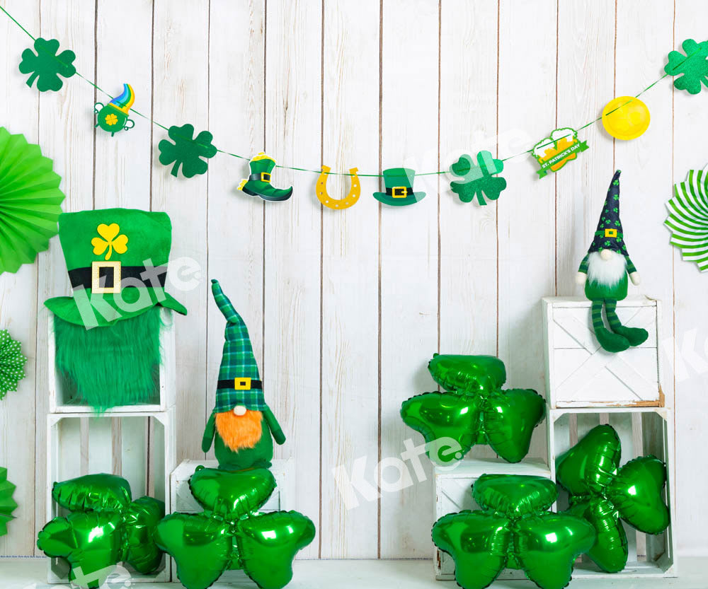 RTS St. Patrick's Day Achtergrond Clover Lucky Day Green Ontworpen door Emetselch