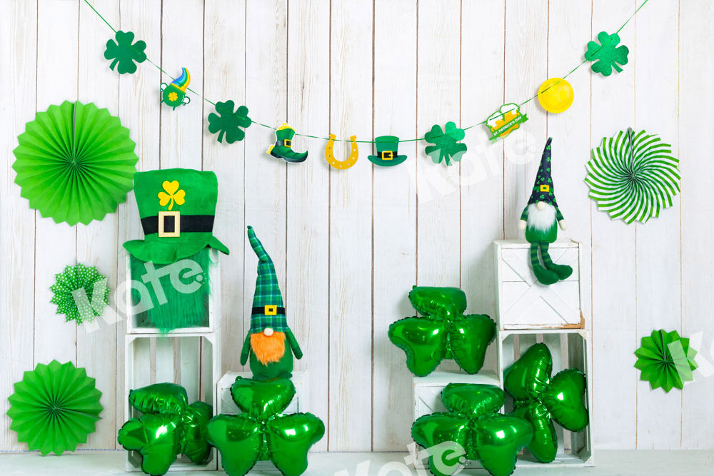 RTS St. Patrick's Day Achtergrond Clover Lucky Day Green Ontworpen door Emetselch