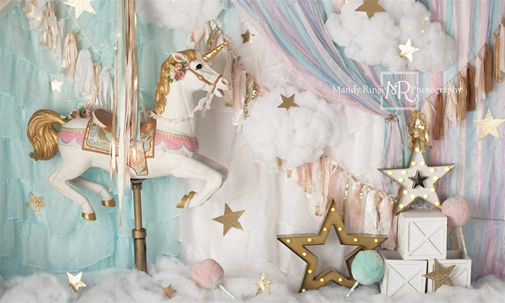 RTS Sfondo Carosello Unicorno Sogni progettato da Mandy Ringe Photography