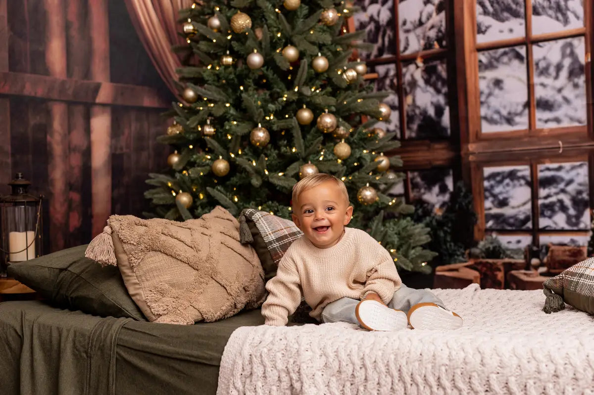 Fondo de pantalla de la Sala de Santa en Navidad diseñado por Emetselch