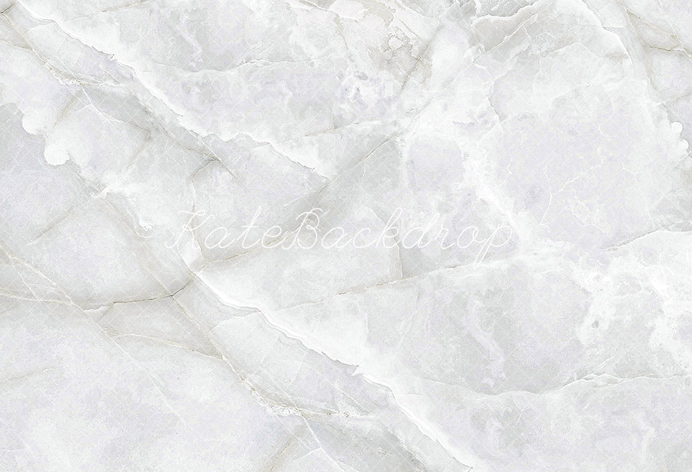 Tappetino per pavimento in gomma grigia con marmo bianco Kate