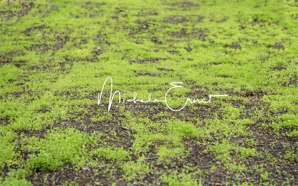 Tappeto in gomma per pavimento da giardino Michele Ernst Photography con fata verde chiaro muschio