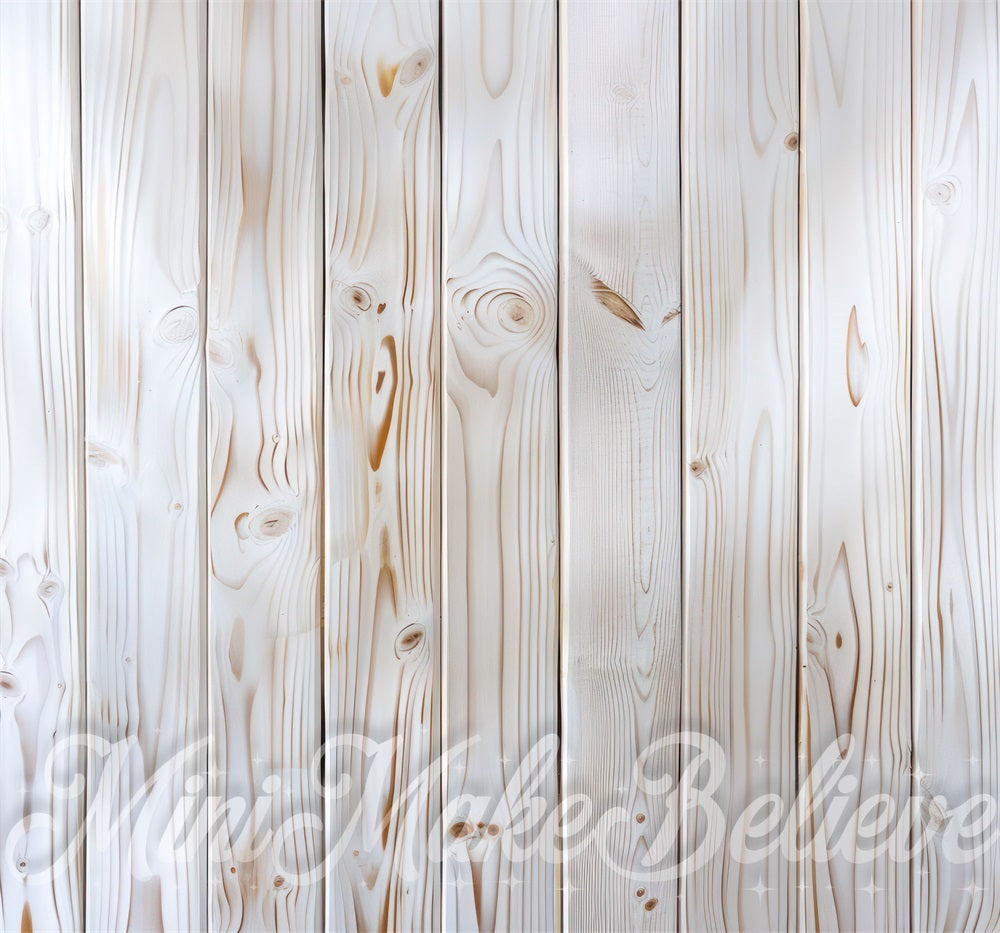Tappetino da pavimento in legno Kate White progettato da Mini MakeBelieve