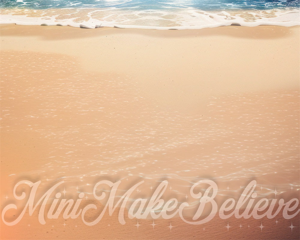 Zomer Zee Strand Rubberen Vloermat voor Fotografie ontworpen door Mini MakeBelieve