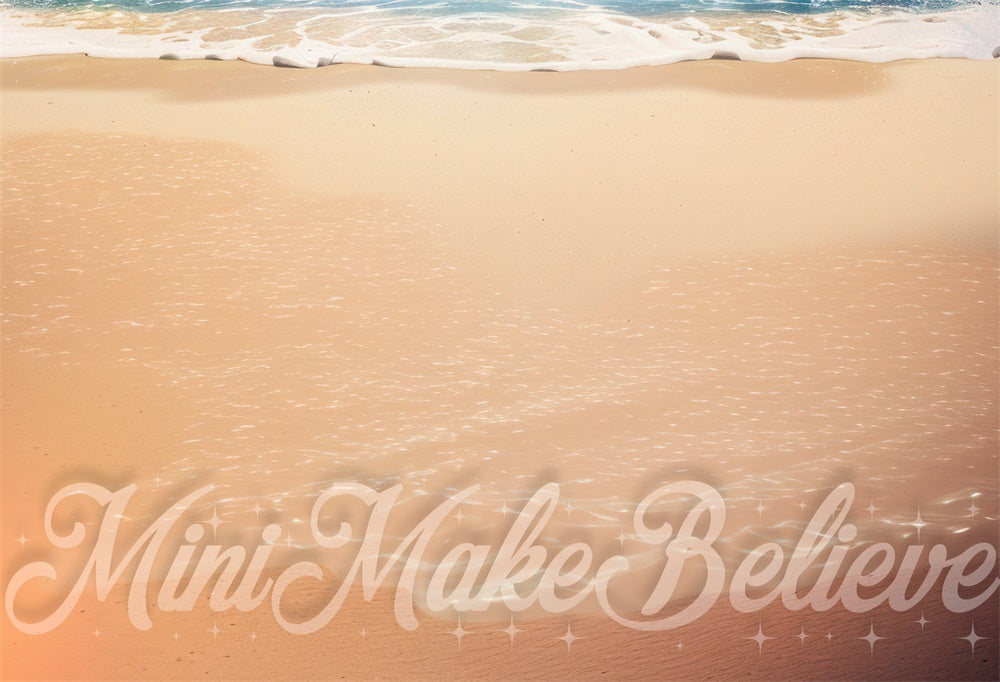 Zomer Zee Strand Rubberen Vloermat voor Fotografie ontworpen door Mini MakeBelieve