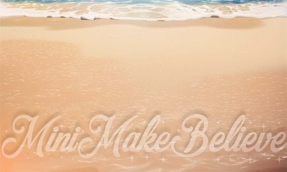 Zomer Zee Strand Rubberen Vloermat voor Fotografie ontworpen door Mini MakeBelieve