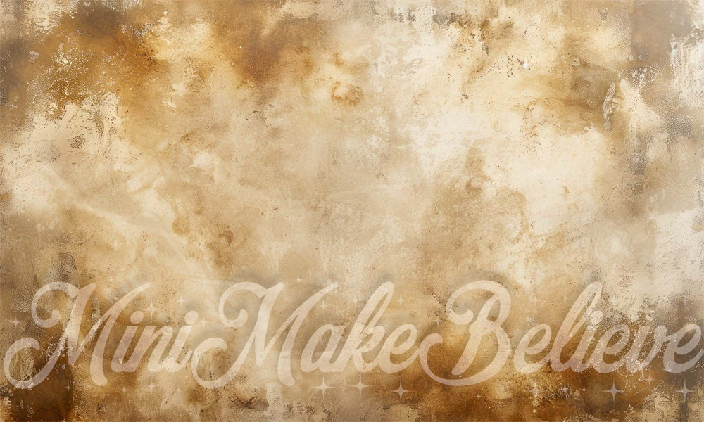 Boho Beige Rubberen Vloermat Ontworpen door Mini MakeBelieve