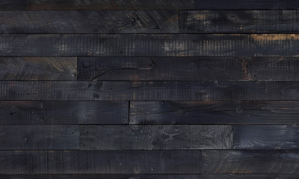 Rustic Black Wood Floor Foto Achtergrond & Rubber Floor Mat Designed by Lidia Redekopp