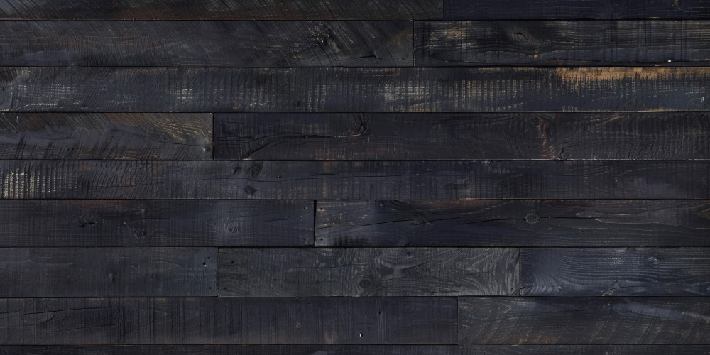 Kate Rustic Black Wood Floor Backdrop & Rubber Floor Mat Designed by Lidia Redekopp