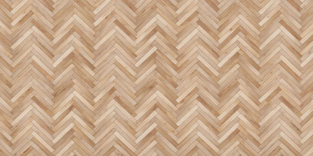 Kate Light Brown Herringbone Pattern Rubber Floor Mat