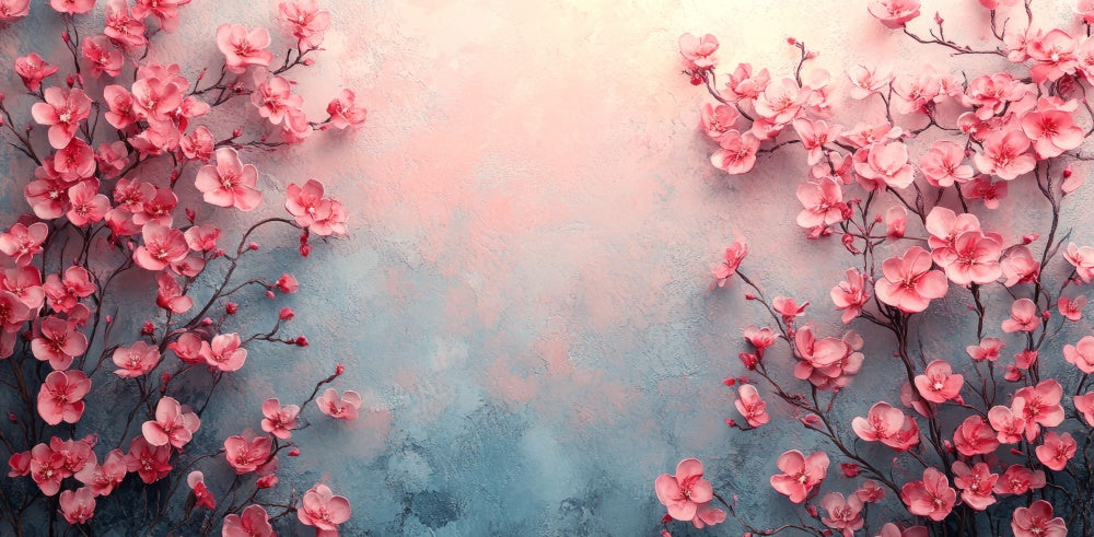 Kate Fine Art Cherry Blossom Floral Backdrop Designed by Mini MakeBelieve